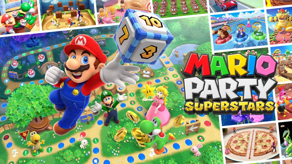 mario party superstars logotipo